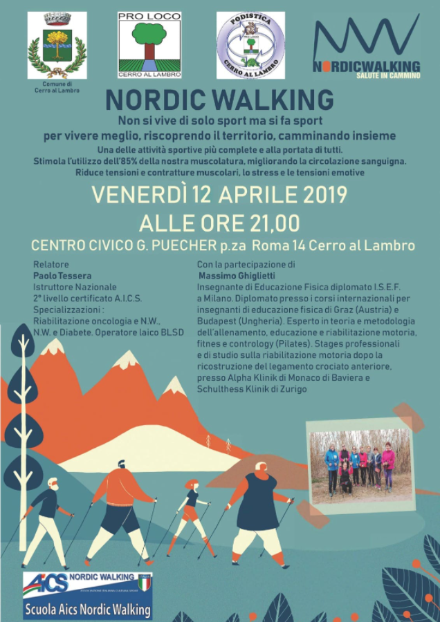Nordic walking aprile 2019