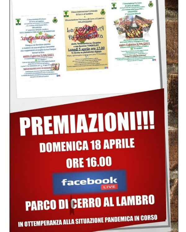 20210418 premiazione tombolata